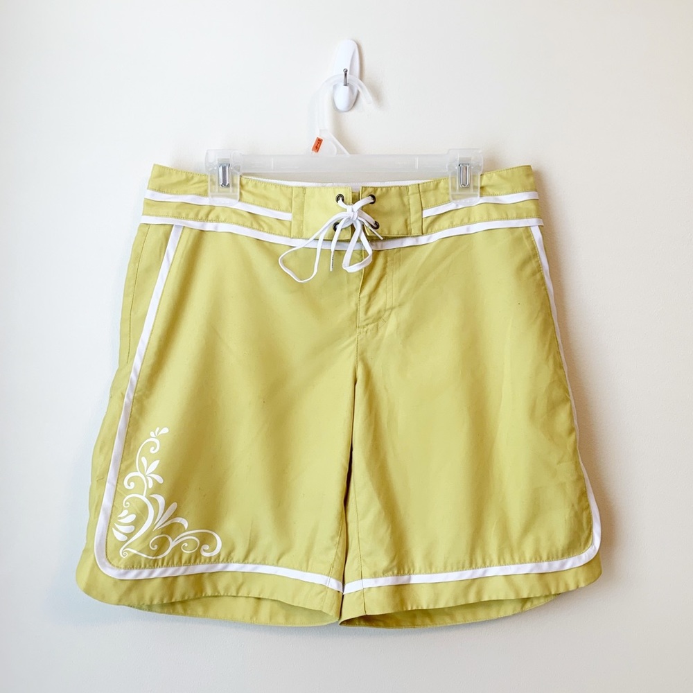 LIKE NEW - Athleta - Yellow Surf Shorts - 8
